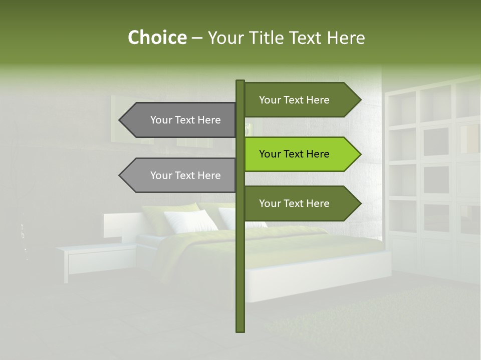 Innendesign Einrichtung Immobilien PowerPoint Template