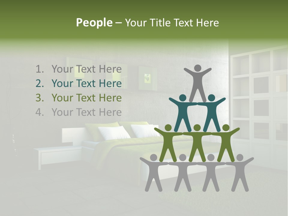 Innendesign Einrichtung Immobilien PowerPoint Template