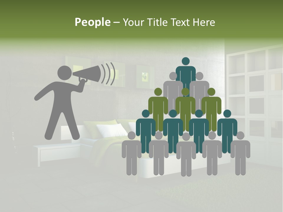 Innendesign Einrichtung Immobilien PowerPoint Template