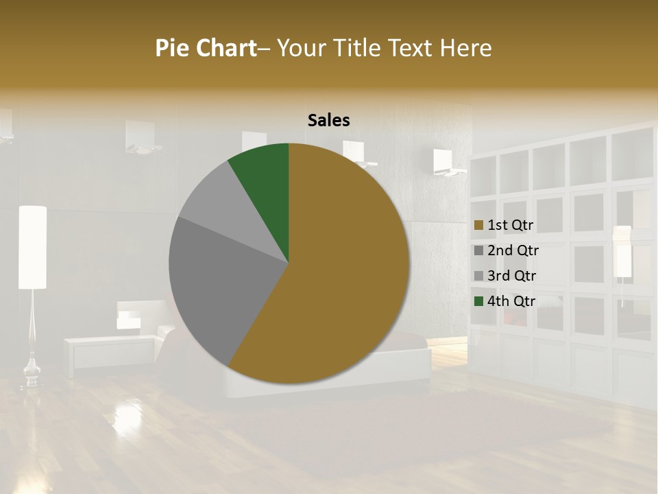 Immobilie Modern Decke PowerPoint Template