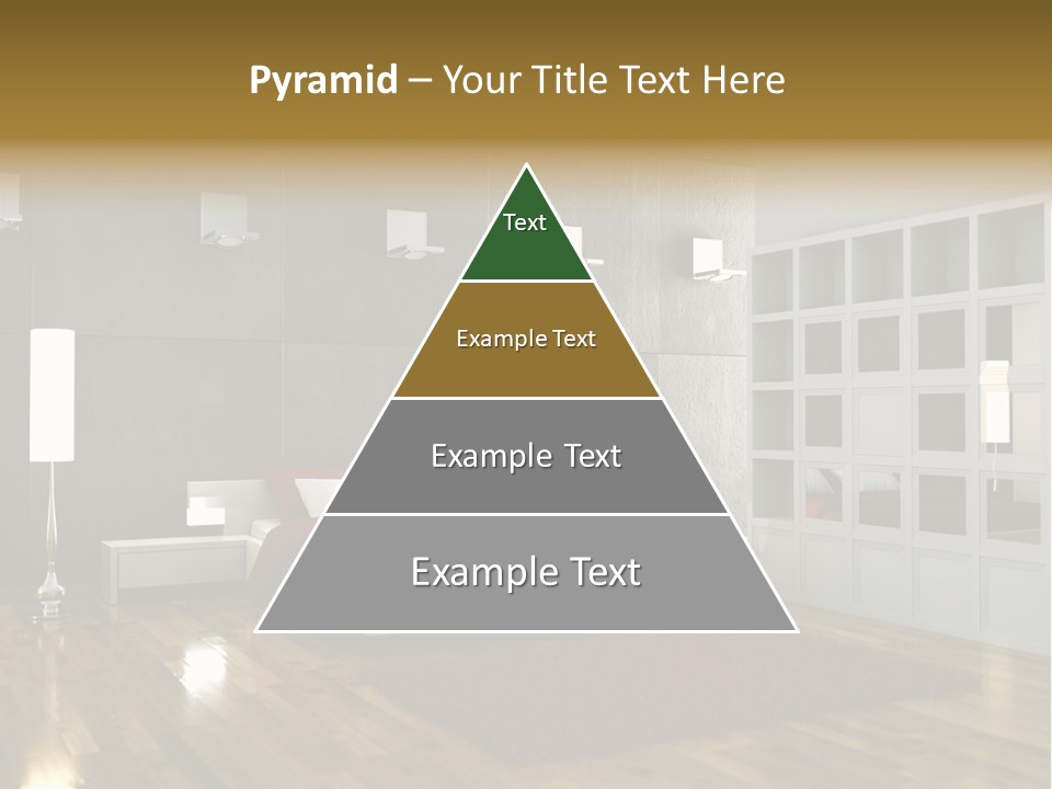 Immobilie Modern Decke PowerPoint Template
