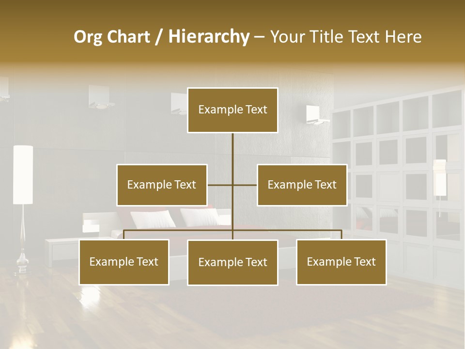 Immobilie Modern Decke PowerPoint Template