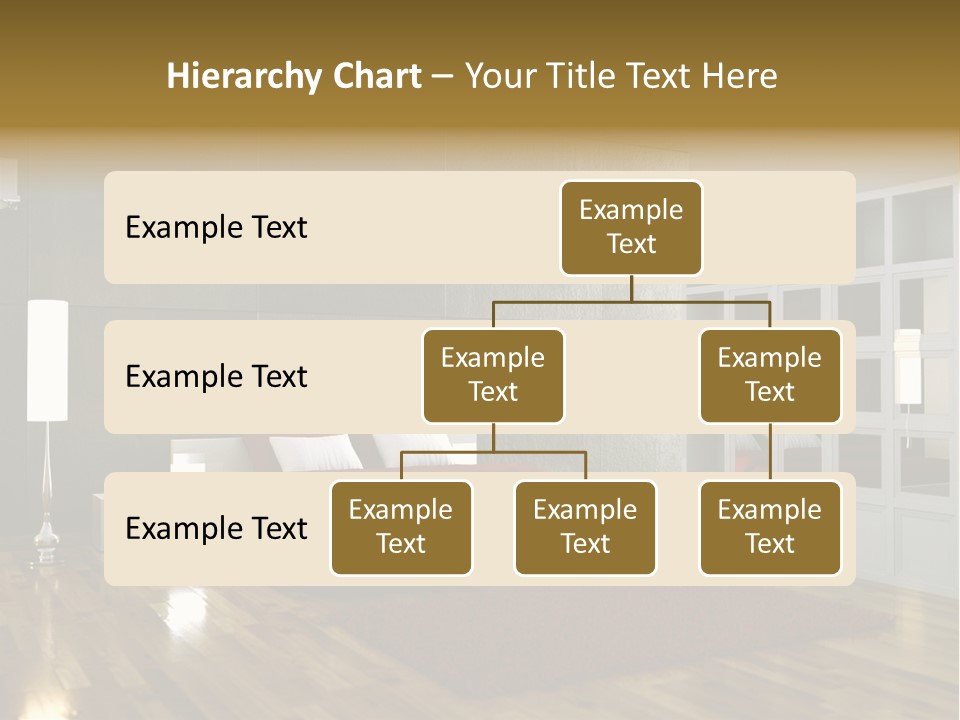 Immobilie Modern Decke PowerPoint Template