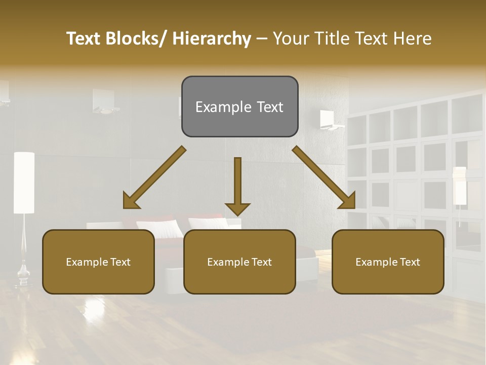Immobilie Modern Decke PowerPoint Template