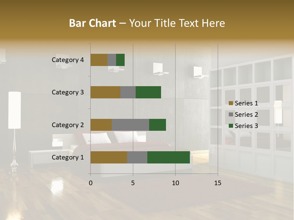 Immobilie Modern Decke PowerPoint Template
