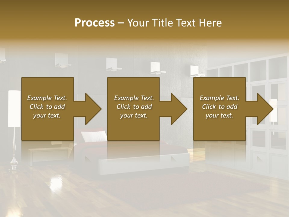 Immobilie Modern Decke PowerPoint Template