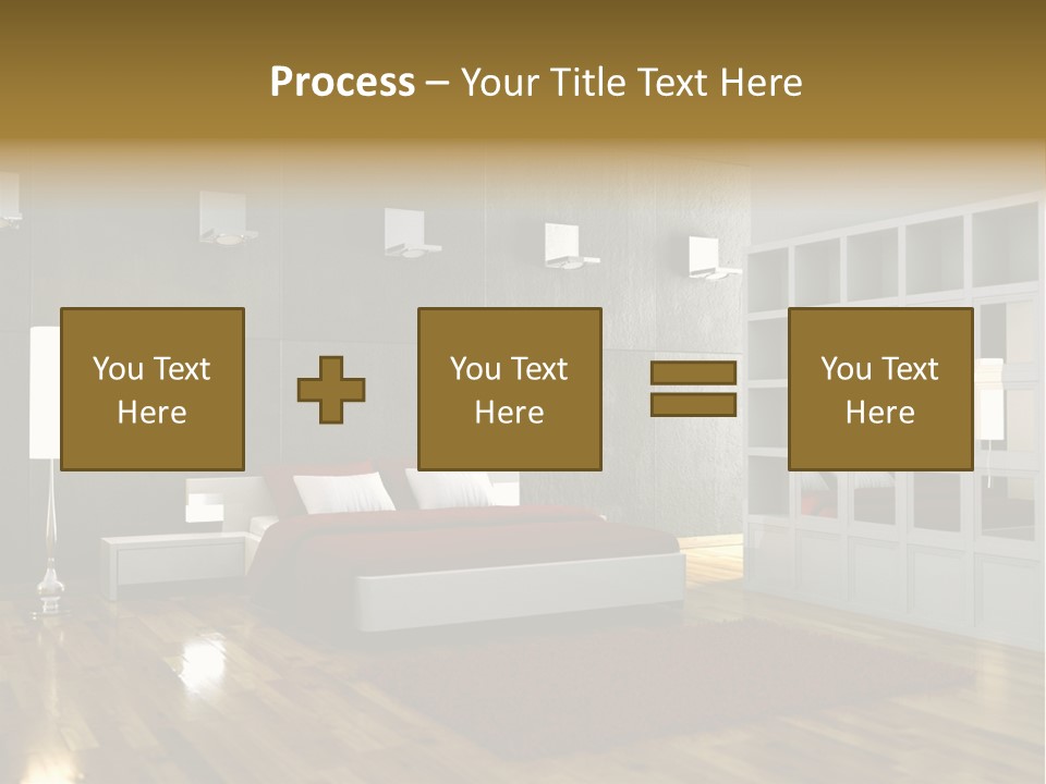 Immobilie Modern Decke PowerPoint Template
