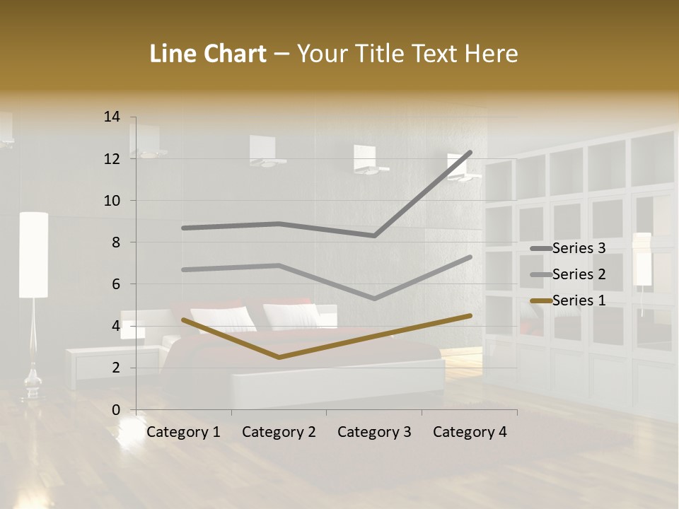 Immobilie Modern Decke PowerPoint Template