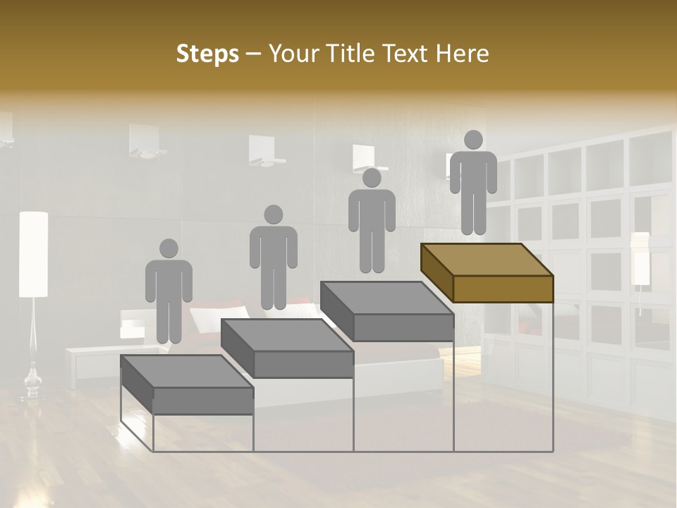 Immobilie Modern Decke PowerPoint Template