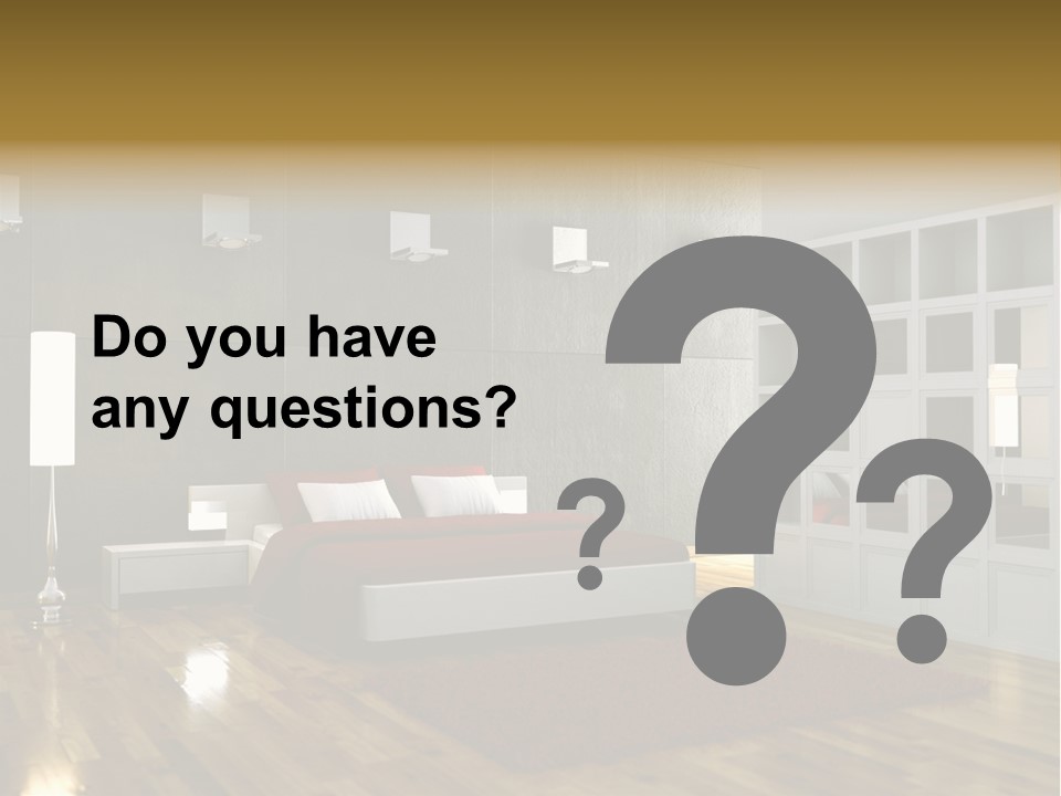 Immobilie Modern Decke PowerPoint Template