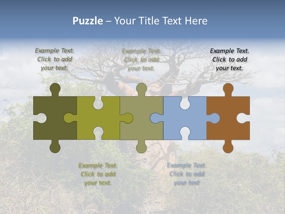 Natural Huge Vegetation PowerPoint Template