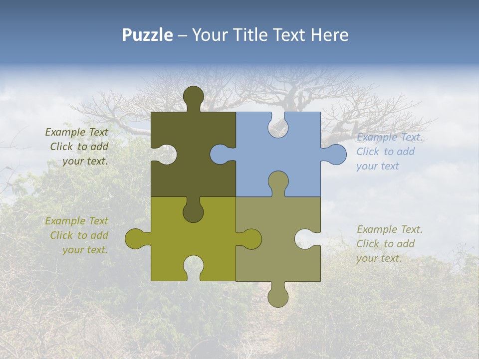 Natural Huge Vegetation PowerPoint Template