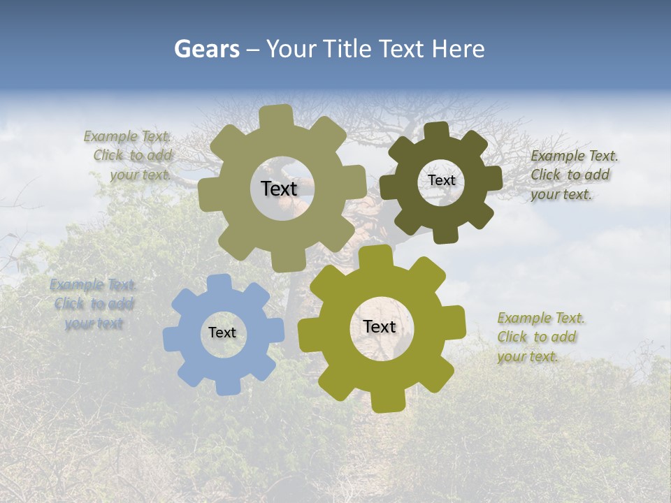Natural Huge Vegetation PowerPoint Template