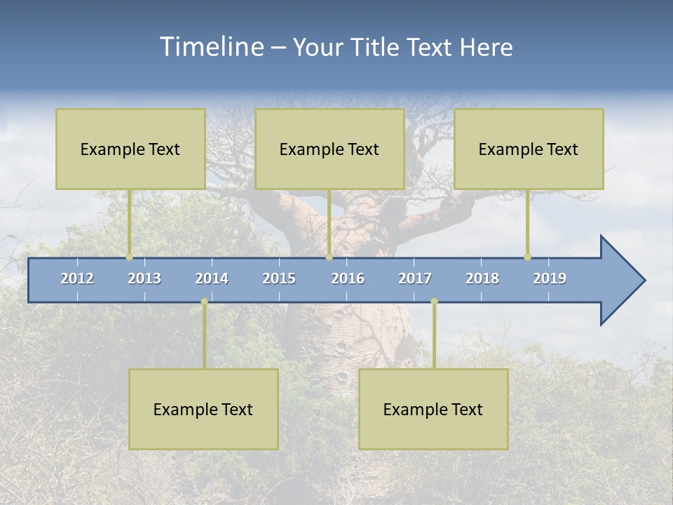 Natural Huge Vegetation PowerPoint Template