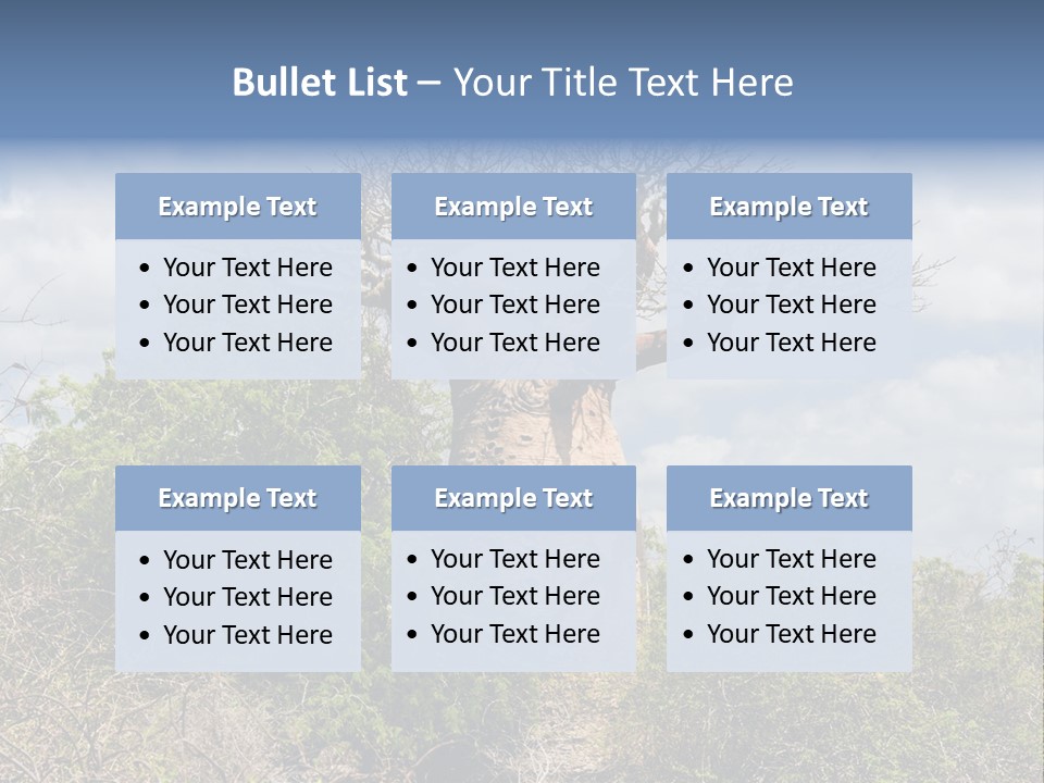 Natural Huge Vegetation PowerPoint Template