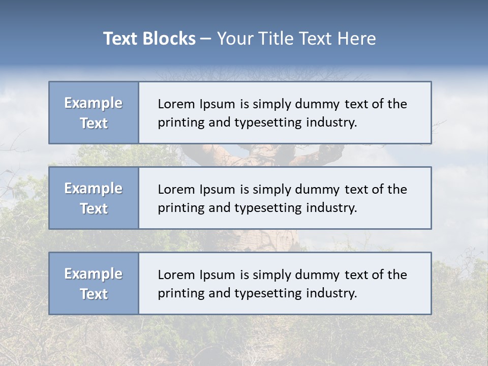Natural Huge Vegetation PowerPoint Template