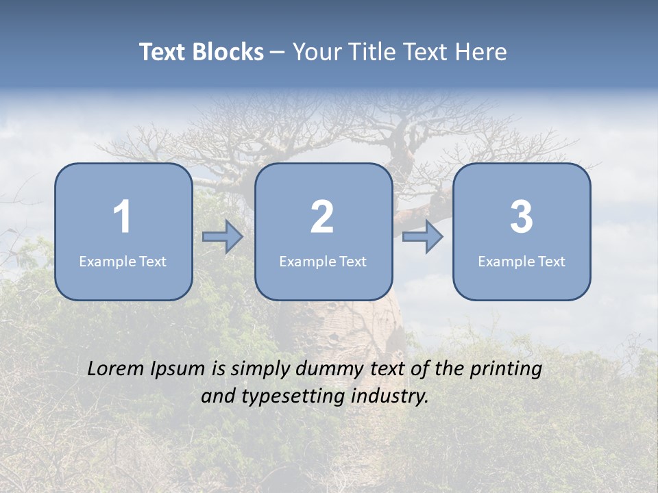 Natural Huge Vegetation PowerPoint Template