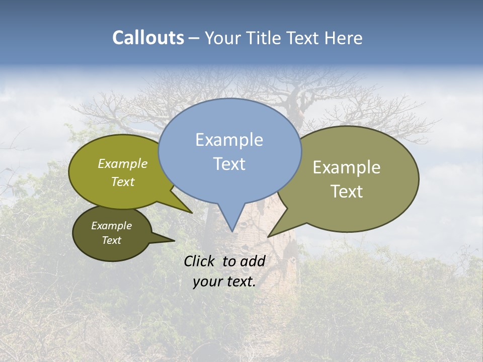 Natural Huge Vegetation PowerPoint Template