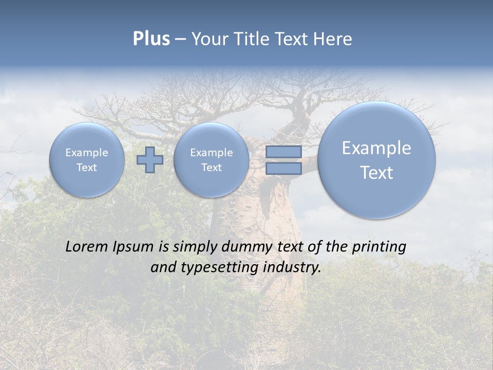 Natural Huge Vegetation PowerPoint Template