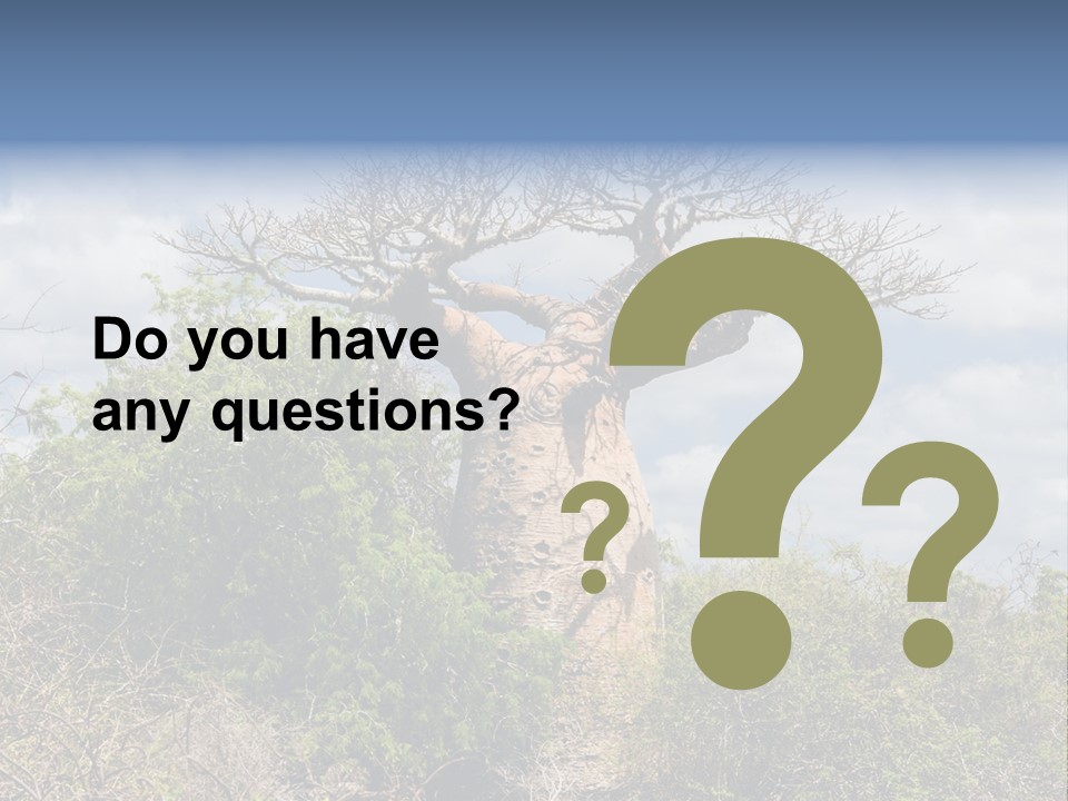 Natural Huge Vegetation PowerPoint Template