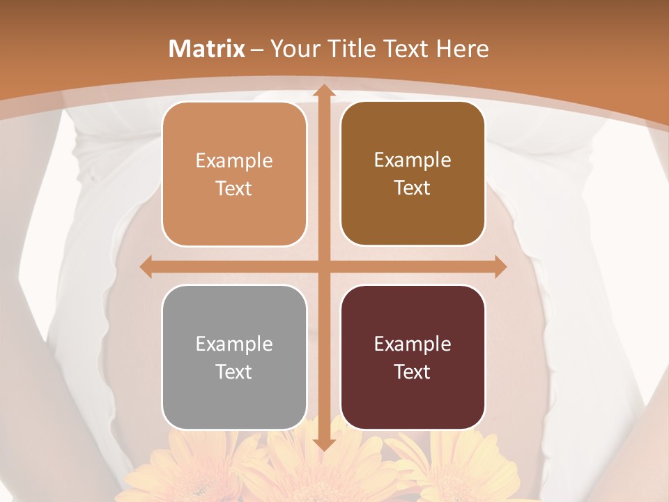 Maternity Shirt Body PowerPoint Template