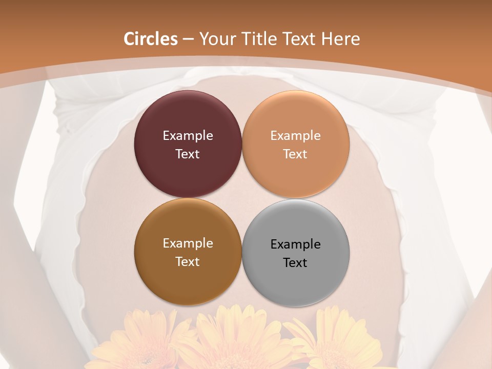 Maternity Shirt Body PowerPoint Template