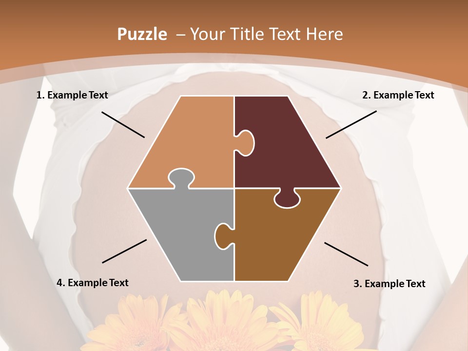 Maternity Shirt Body PowerPoint Template