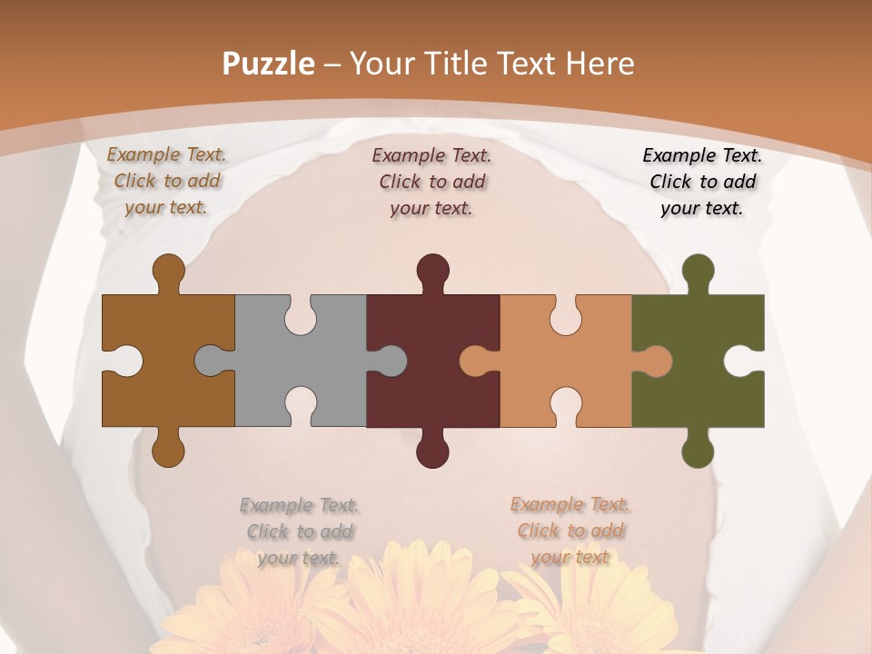 Maternity Shirt Body PowerPoint Template