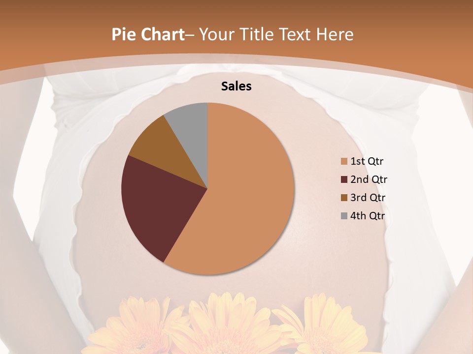 Maternity Shirt Body PowerPoint Template