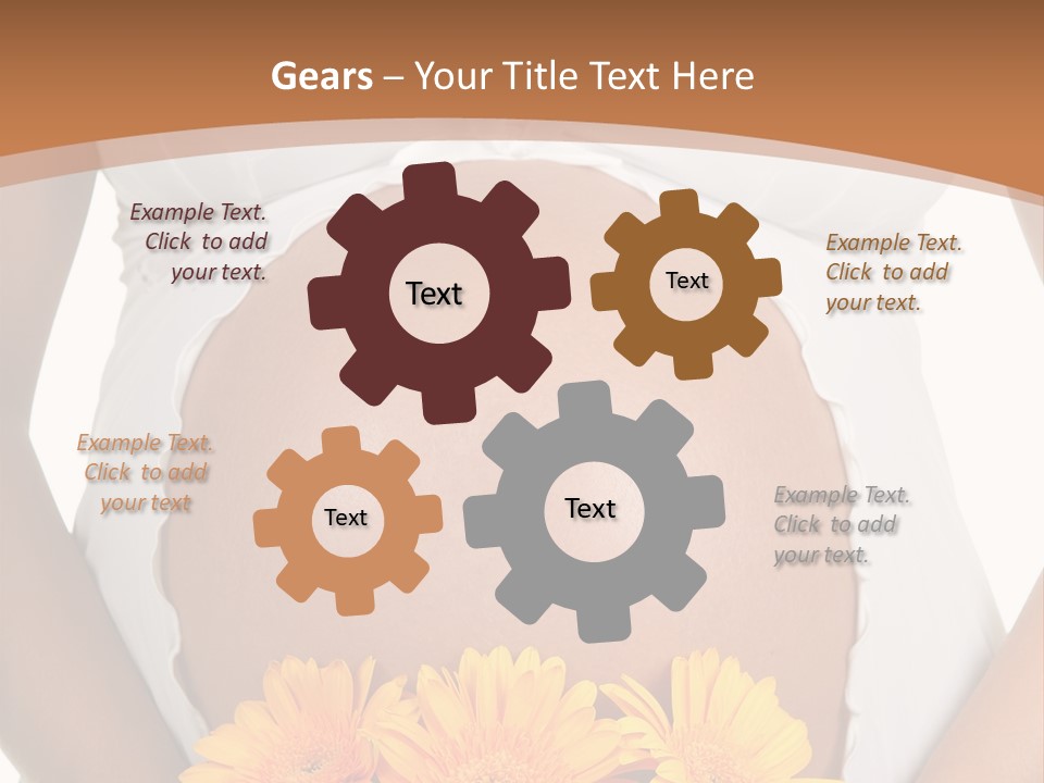 Maternity Shirt Body PowerPoint Template