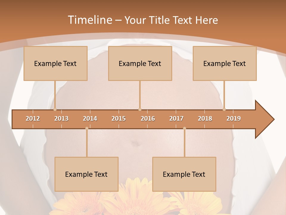 Maternity Shirt Body PowerPoint Template