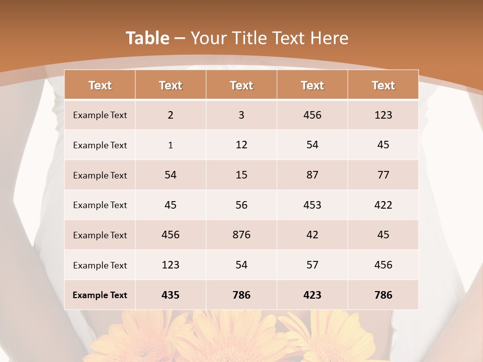 Maternity Shirt Body PowerPoint Template