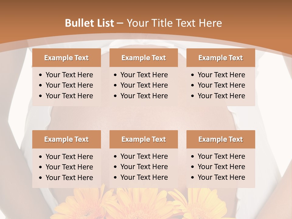 Maternity Shirt Body PowerPoint Template