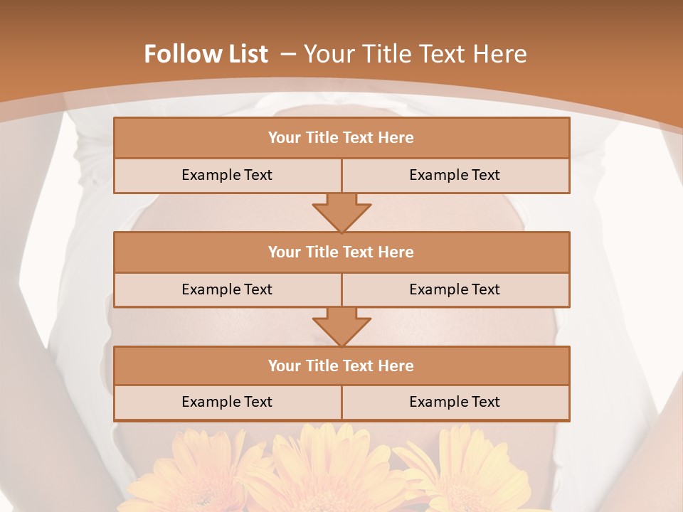 Maternity Shirt Body PowerPoint Template