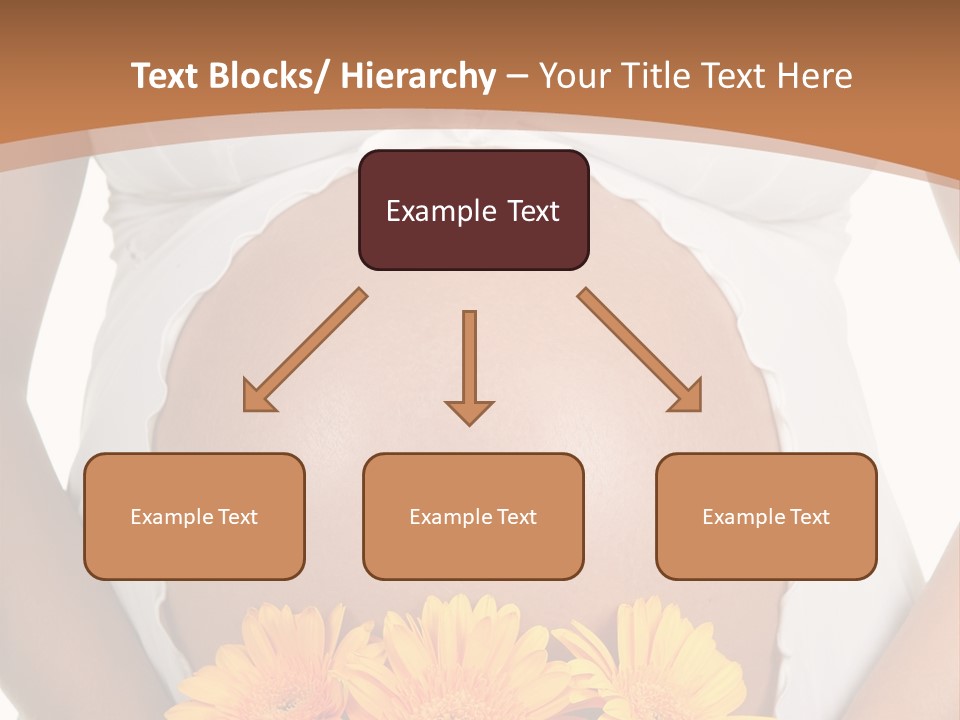 Maternity Shirt Body PowerPoint Template