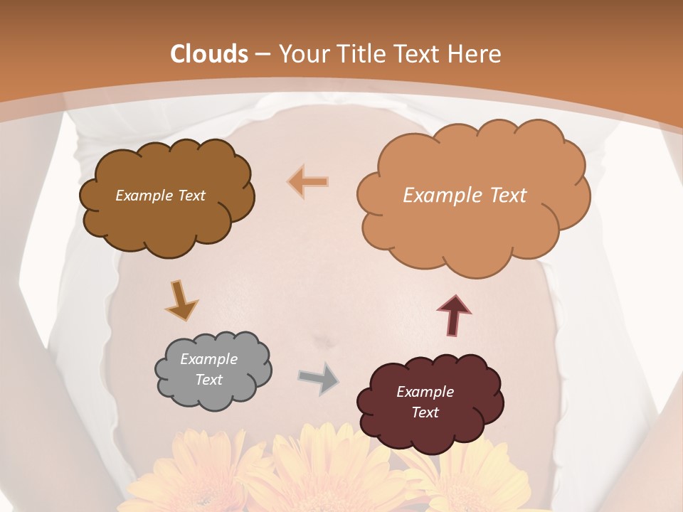 Maternity Shirt Body PowerPoint Template