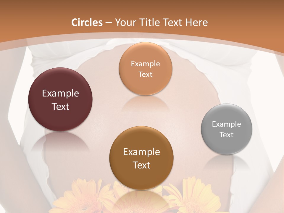 Maternity Shirt Body PowerPoint Template