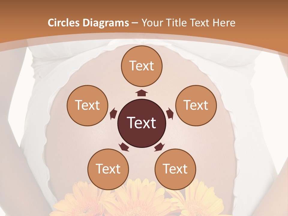 Maternity Shirt Body PowerPoint Template