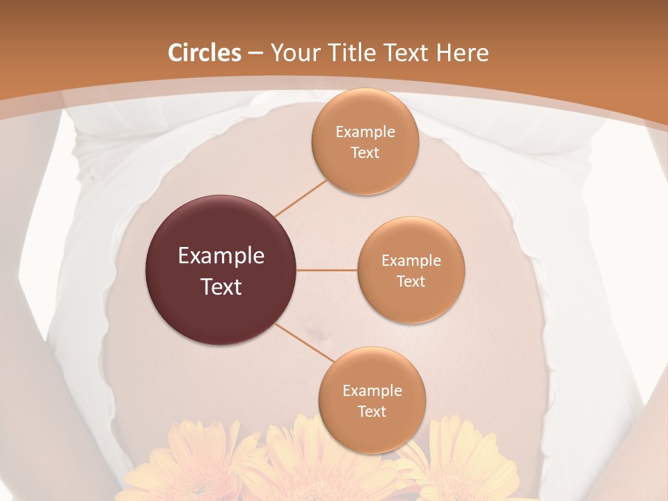 Maternity Shirt Body PowerPoint Template