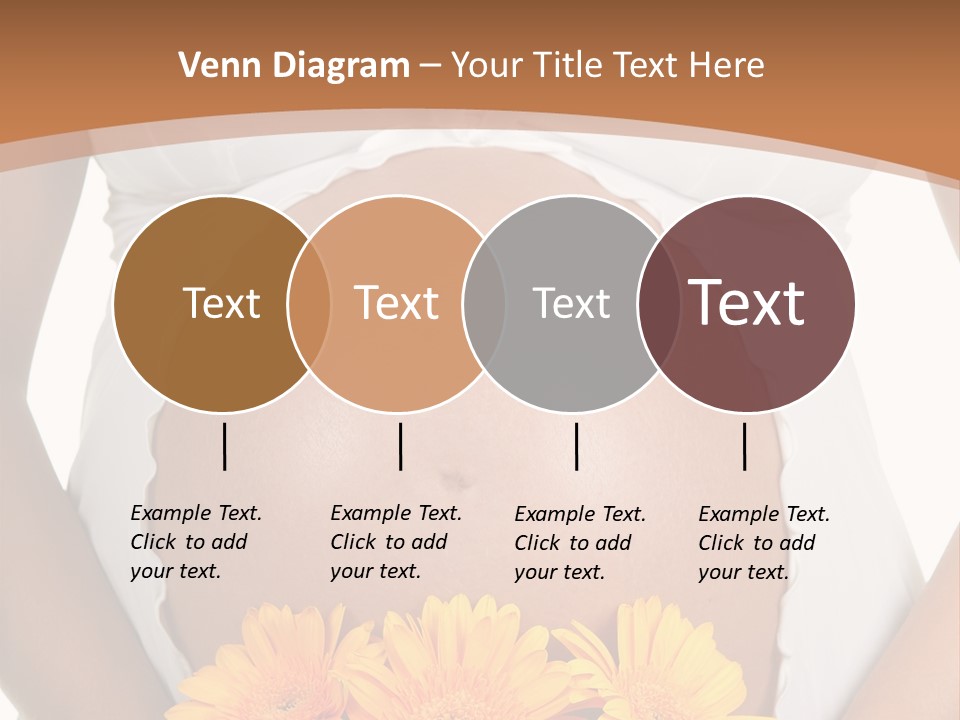 Maternity Shirt Body PowerPoint Template