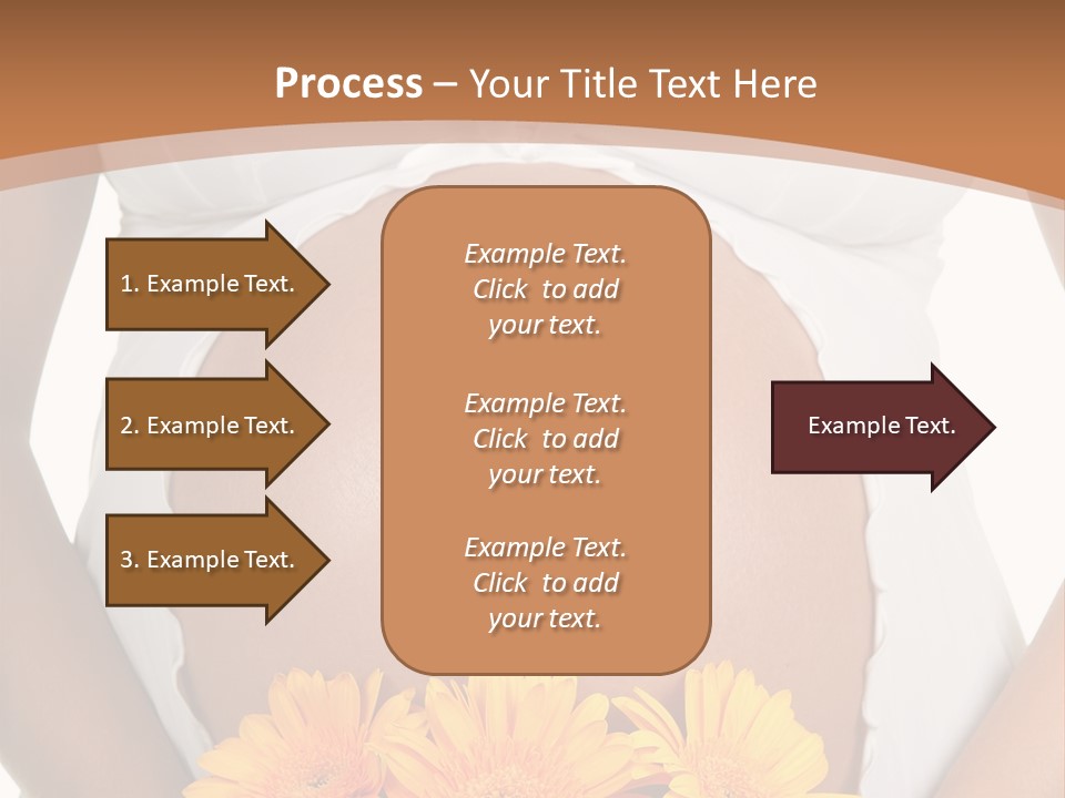 Maternity Shirt Body PowerPoint Template