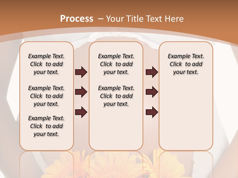 Maternity Shirt Body PowerPoint Template