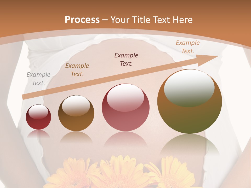 Maternity Shirt Body PowerPoint Template