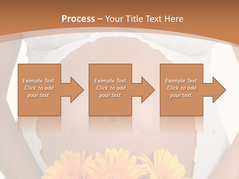 Maternity Shirt Body PowerPoint Template