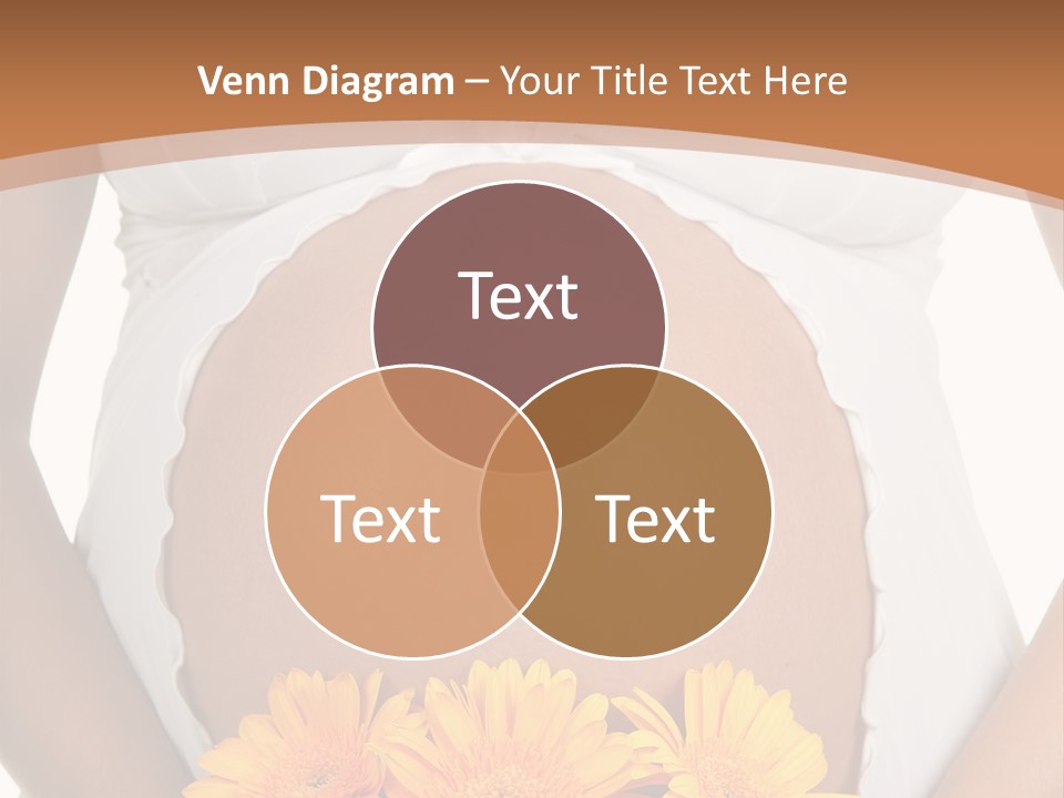 Maternity Shirt Body PowerPoint Template