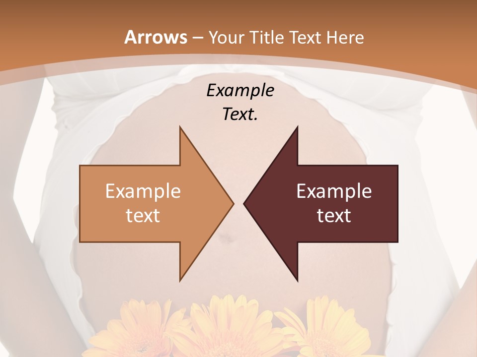 Maternity Shirt Body PowerPoint Template