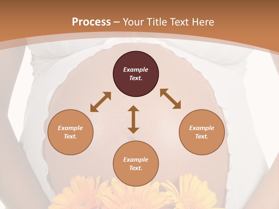 Maternity Shirt Body PowerPoint Template