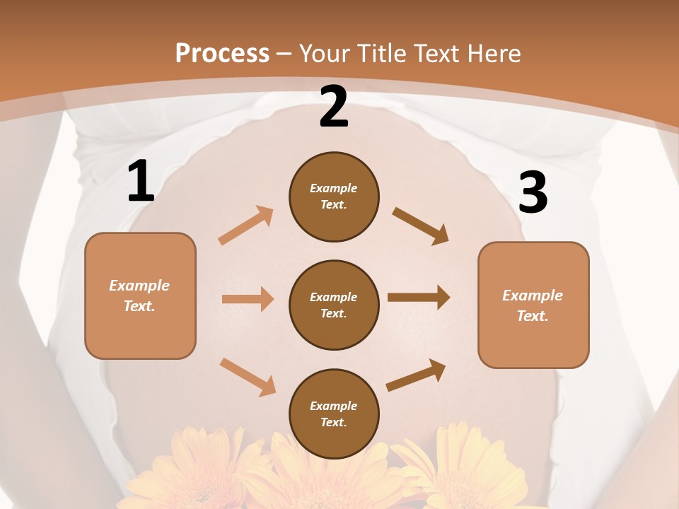 Maternity Shirt Body PowerPoint Template