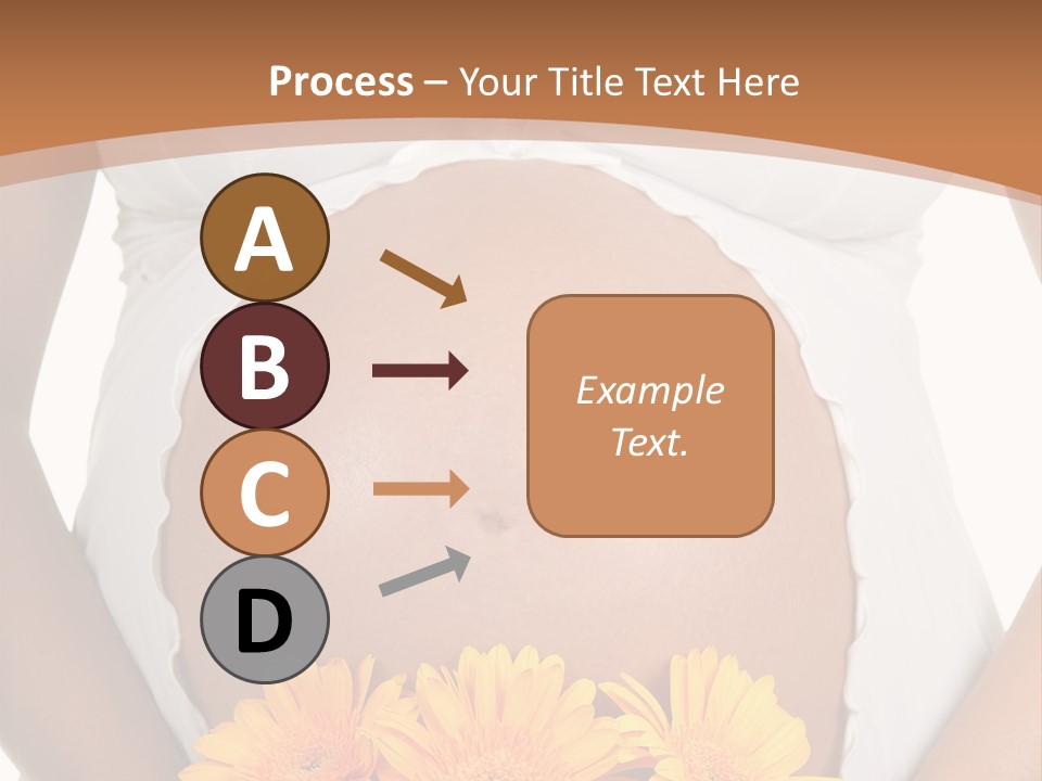 Maternity Shirt Body PowerPoint Template