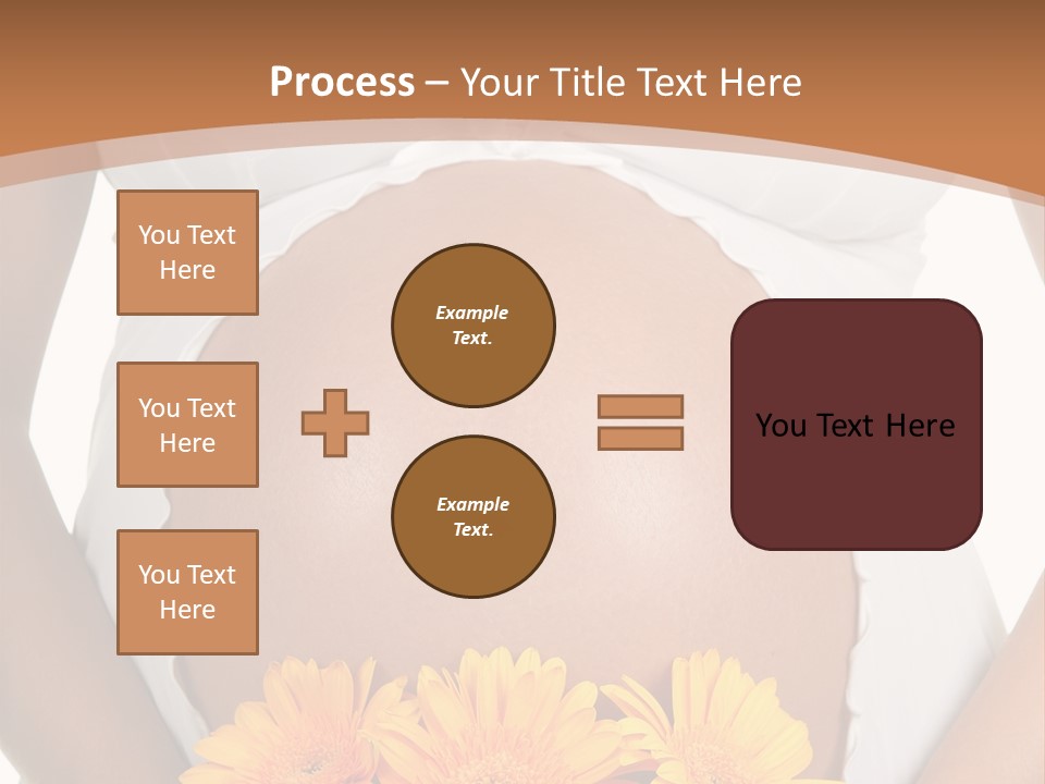 Maternity Shirt Body PowerPoint Template